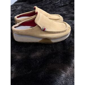 Y2K vintage bongo leather platform slip on loafers shoes 6